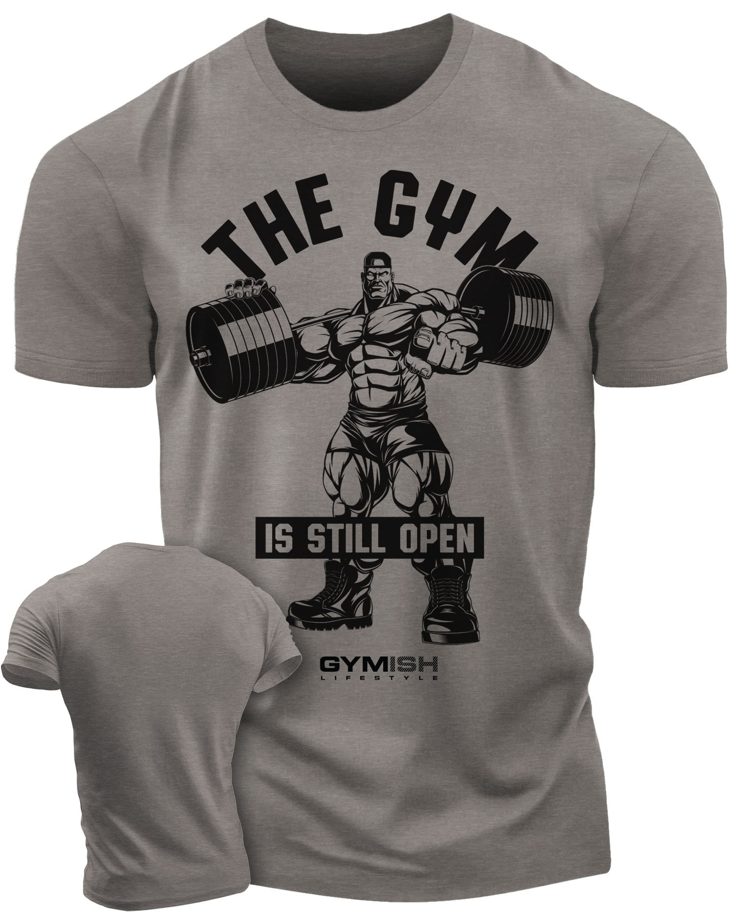 Gymish Lifestyle Workout T-Shirts For Men - Motivational Gym Shirts With Fitness Sayings