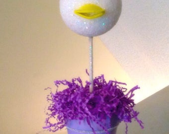 Daisy Duck inspired Centerpiece, Daisy Duck Birthday, Daisy Duck party decoration, Daisy Duck baby shower