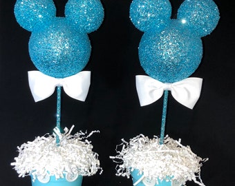 Mickey Mouse Inspired Baby Boy Centerpiece Baby Boy Baby Shower