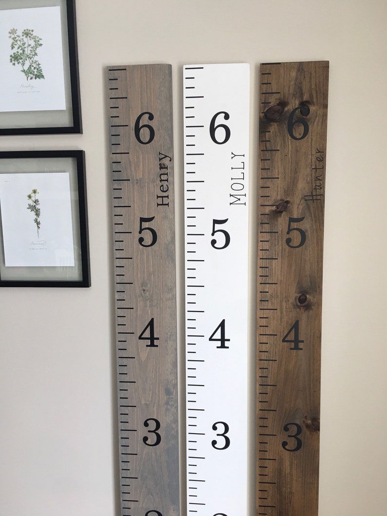 Etsy Personalized Growth Chart