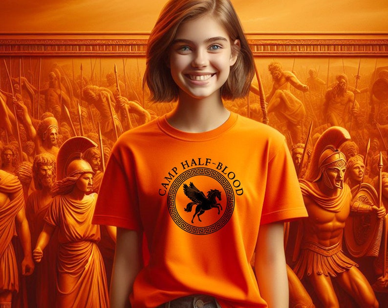 Chemise du camp de sang-mêlé, chemise du camp de sang-mêlé, chemise Percy Jackson et les Olympiens, t-shirt du camp de sang-mêlé, chemise Percy Jackson image 5