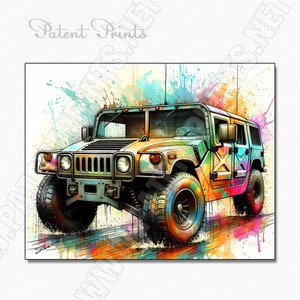 affiche de jeep de style vintage, ensemble de 3 art mural, décor mural de jeep, impression murale de jeep, décor de grotte dhomme, décor de mur de caverne dhomme, cadeau damant de jeep image 9