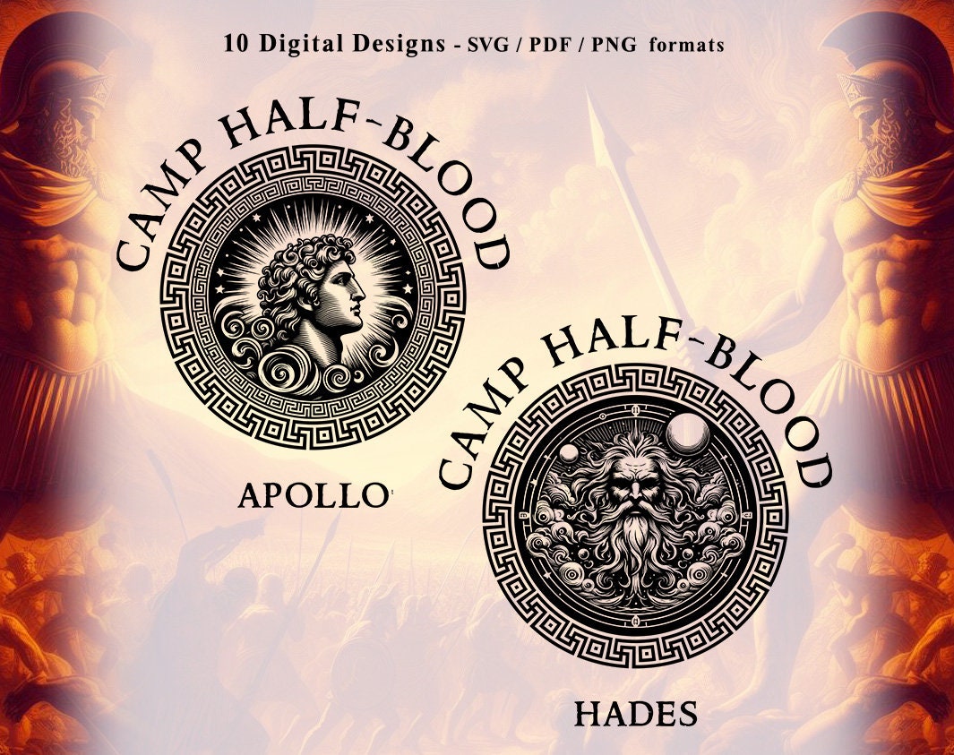Camp Halfblood SVG Bundle: Percy Jackson Designs (digital Download) - Etsy