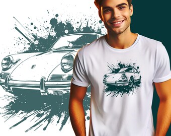 T-shirt de voiture vintage, chemise de voiture graphique rétro, chemise oldtimer, cadeau de passionné d’automobile, cadeau d’amoureux de voiture, chemise d’amoureux de voiture, cadeau de fête des pères, P9112