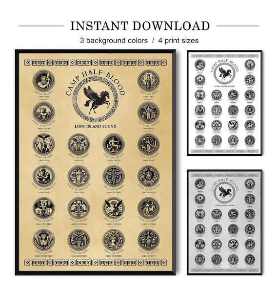 Percy Jackson Cabin Symbols