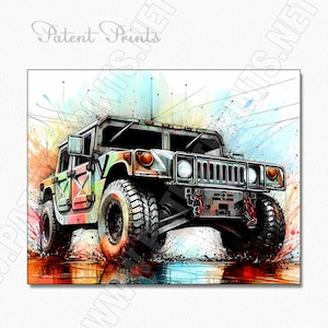 affiche de jeep de style vintage, ensemble de 3 art mural, décor mural de jeep, impression murale de jeep, décor de grotte dhomme, décor de mur de caverne dhomme, cadeau damant de jeep image 4