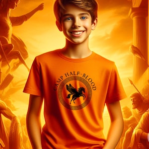 Chemise du camp de sang-mêlé, chemise du camp de sang-mêlé, chemise Percy Jackson et les Olympiens, t-shirt du camp de sang-mêlé, chemise Percy Jackson image 6