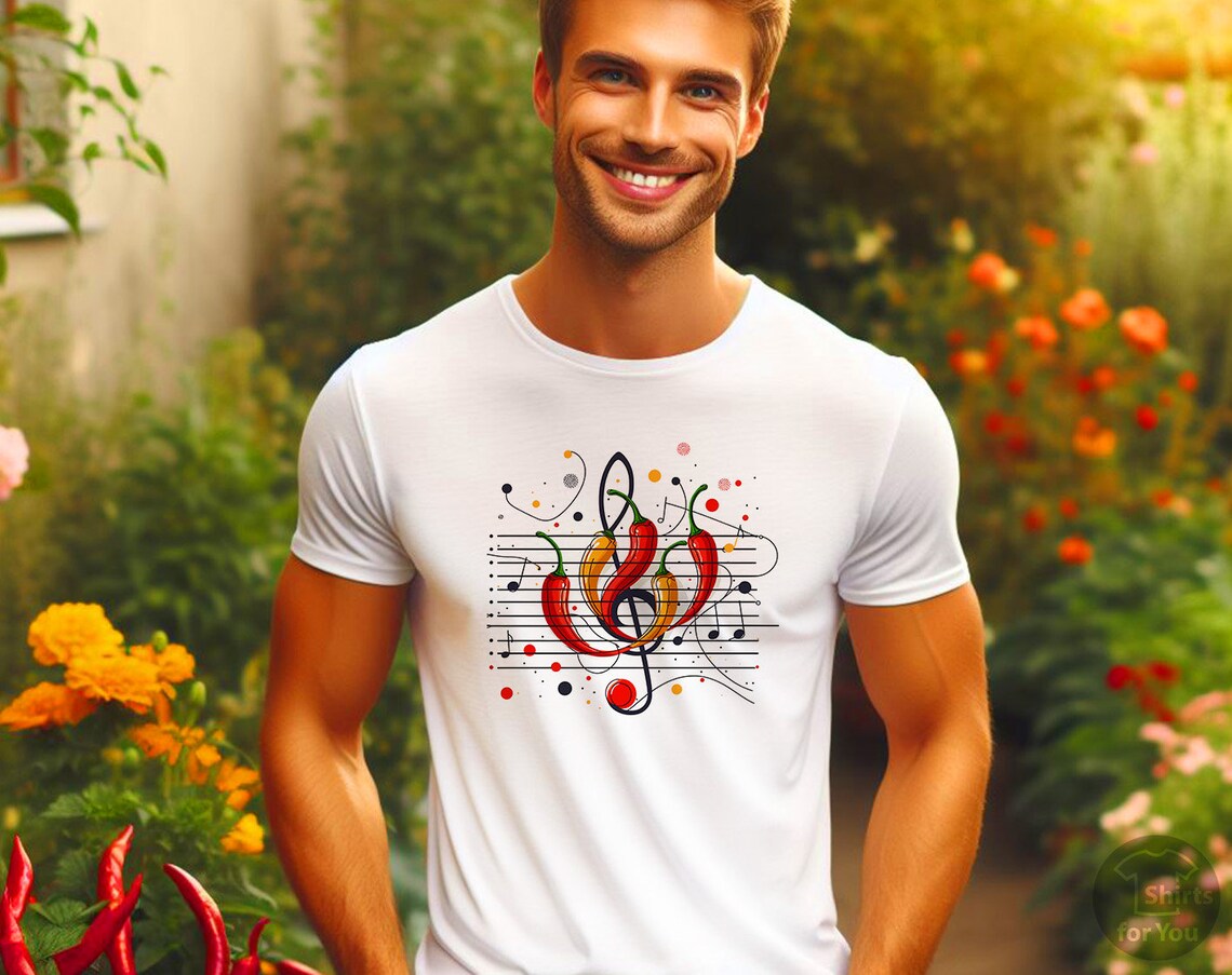 Chili Pepper T Shirt, Hot Pepper T Shirt, Hot Peppers Scoville Scale