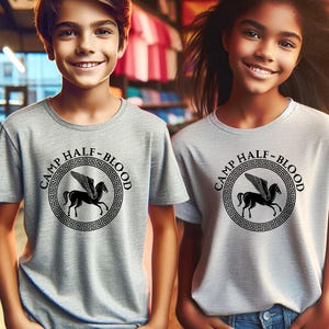 Camp HalfBlood Logo Shirt - Percy Jackson T Shirt for Fans