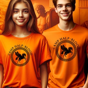 Chemise du camp de sang-mêlé, chemise du camp de sang-mêlé, chemise Percy Jackson et les Olympiens, t-shirt du camp de sang-mêlé, chemise Percy Jackson image 1