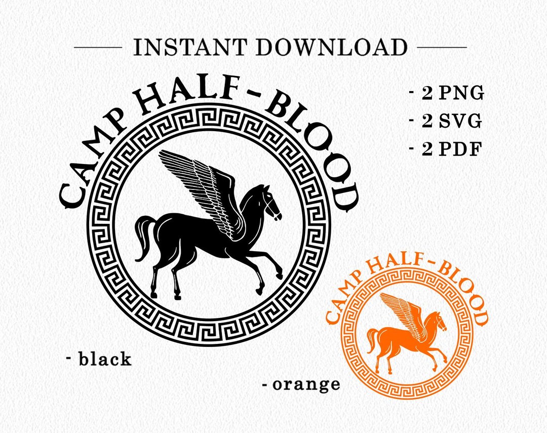 Camp Halfblood Logo, Halfblood Svg, Camp Half Blood Svg, Camp Half