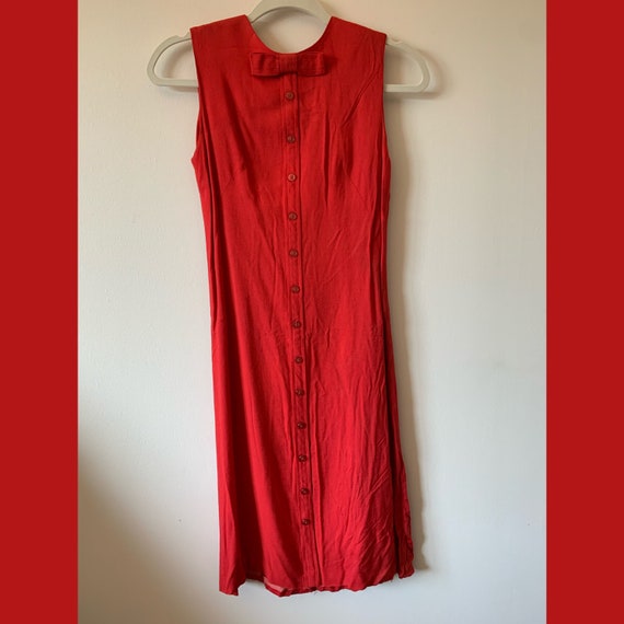 60s Junior Red Dress