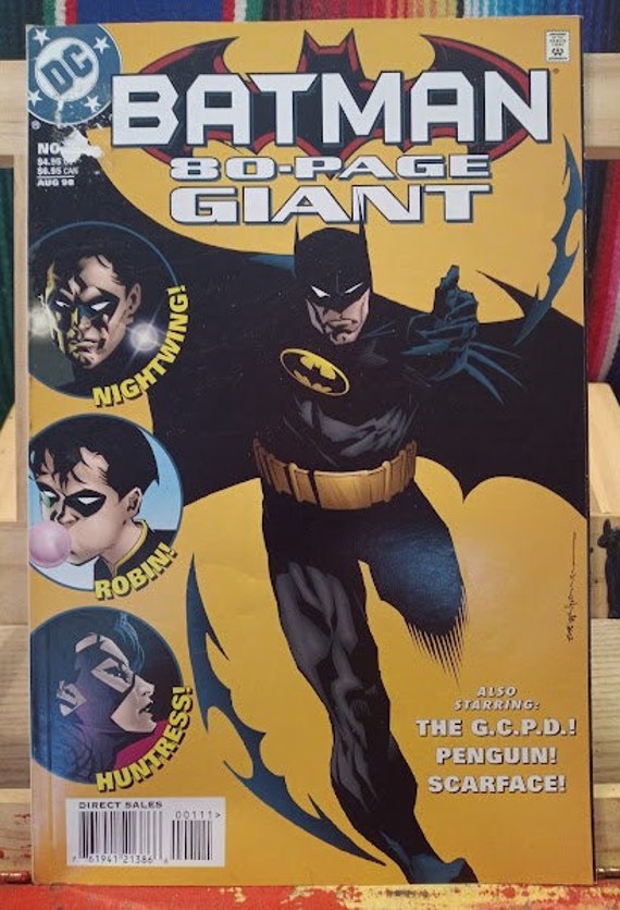 Collectible Vintage 1998 DC Comics Batman 80-page Giant Comic