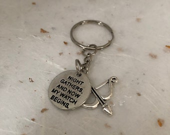 Nights Watchmen Snow Keyring Keychain Unisex