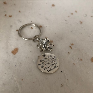 Iron Throne Keyring Keychain Unisex