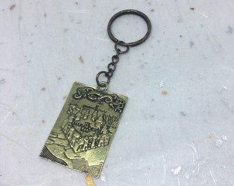 Harry Potter Inspired Keyring Keychain Marauders Map Unisex
