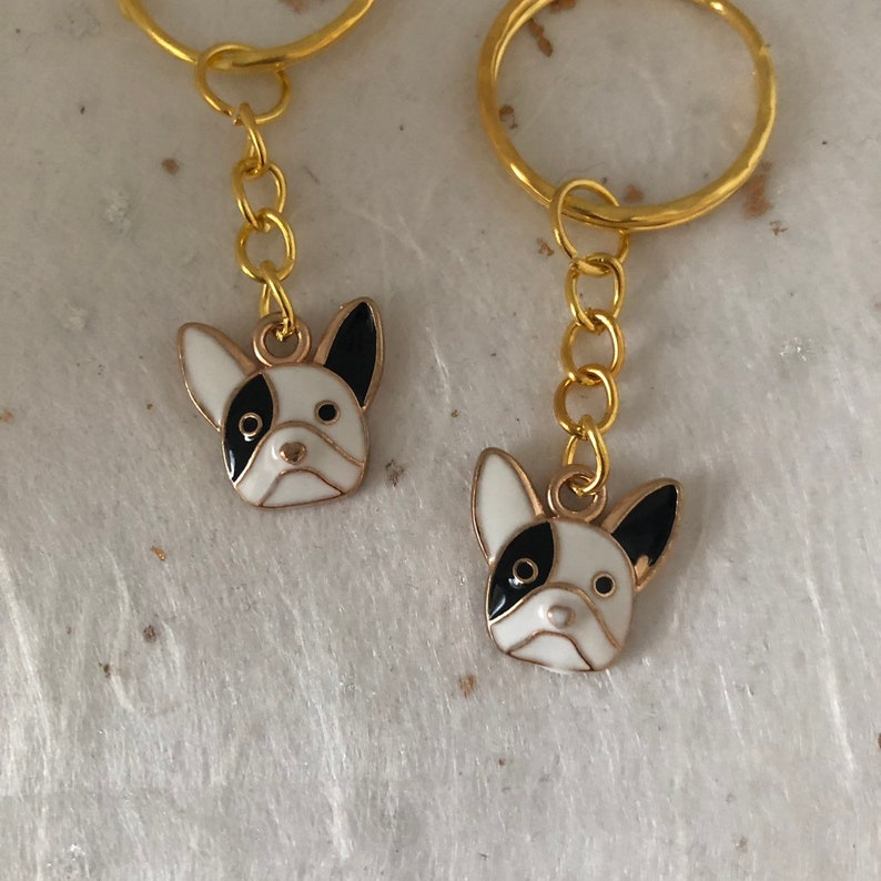 Dog Keyring Enamel Keyring Unisex Pug Keyring Pug Keychain Dog Etsy