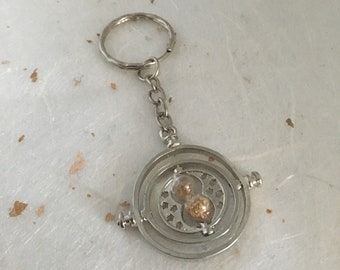 Harry Potter Inspired Keyring Keychain Time Turner Unisex