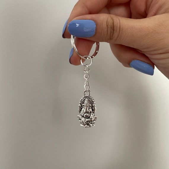 Ganesh Keyring Om Aum Keyring Keychain Unisex Ganesha Keyring