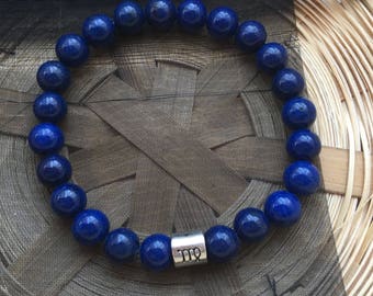 Lapis Lazuli Virgo Star Sign Zodiac Sign Bracelet