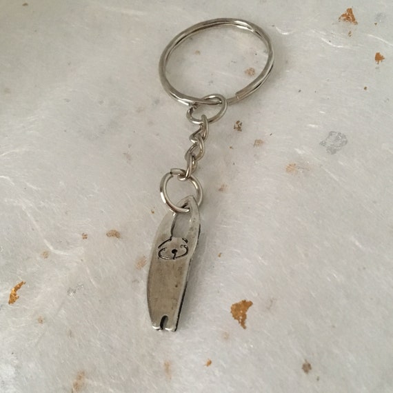Lovely Gift on Display Card Initial H Sloth Keyring