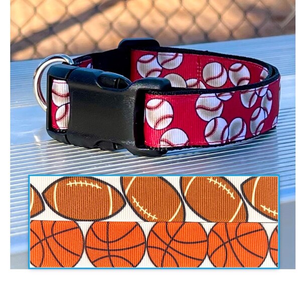 Sports Dog Collar Etsy