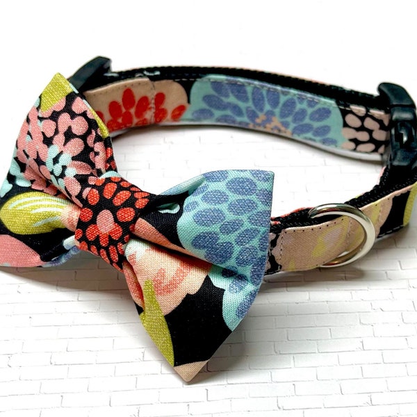 Big Blooms Dog Bow/Collar/Set