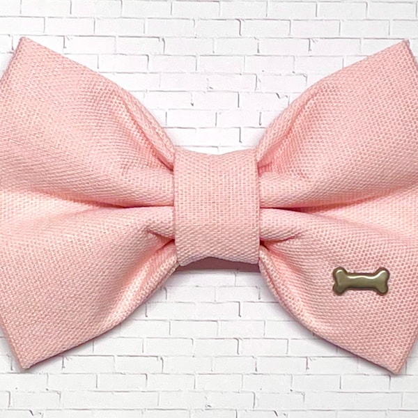 Light Pink Dog Bow