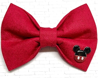 Mickey Mouse Dog Bow