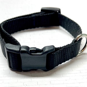 Heavy Duty Black Dog Collar