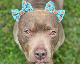 Fall Double Bows on Nylon Headband