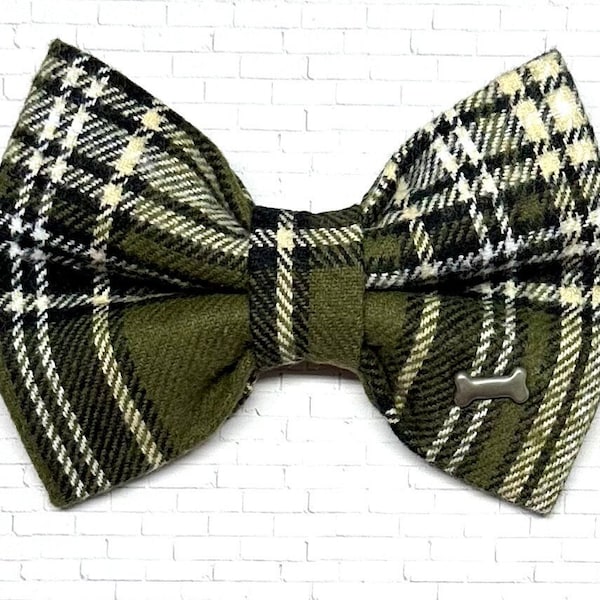 matching dog and owner bow ties