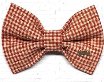 Rustic Red Dog Bow