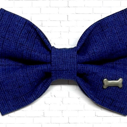 Good Boy Dog Bow Tie Blue Green Bow Tie for Dogs Cats Etsy