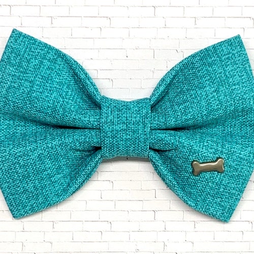 Forest Green Dog Bow Tie Etsy
