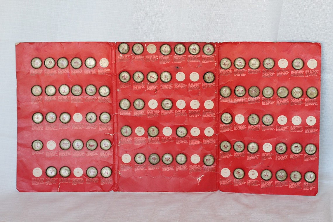 Cocacola tour the World Bottle Caps Collection Etsy