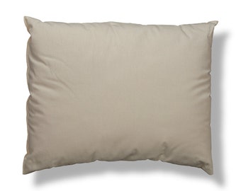 Organic Cotton Filled Bed Pillows with Organic Cotton Cover