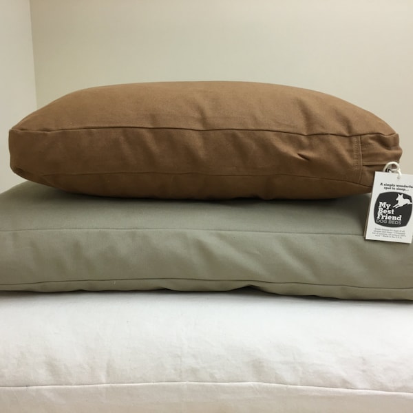 Cama grande para perros rellena de lana de 25" x 35" x 4"