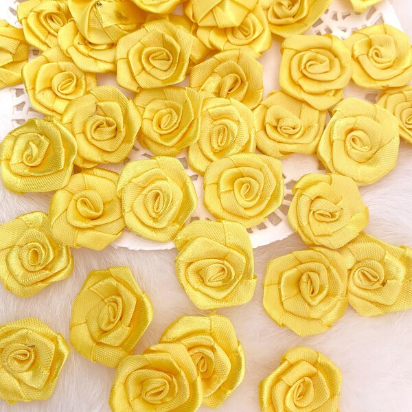 Yellow Rose Fabric - Etsy