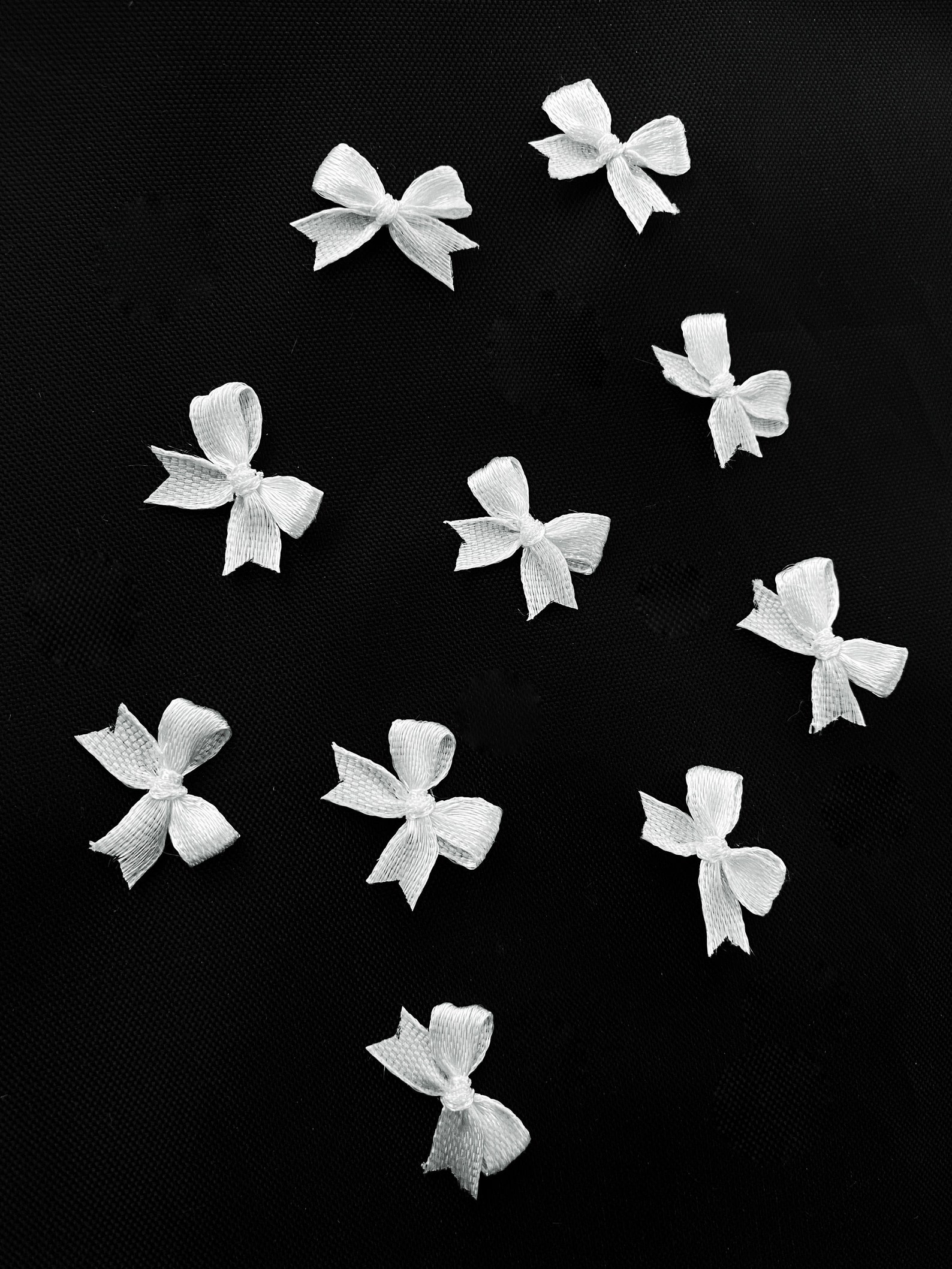 Tiny White Bows 25-50pcs Multi Purpose Bows Card Making | Etsy
