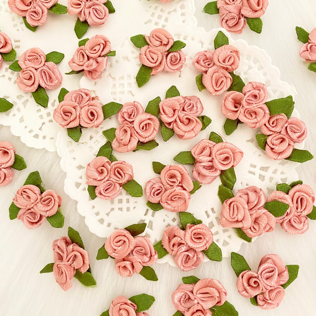 Dusty Pink Trio Roses 1, Mini Rose Bouquet, Trio Roses, Rose Cluster ...