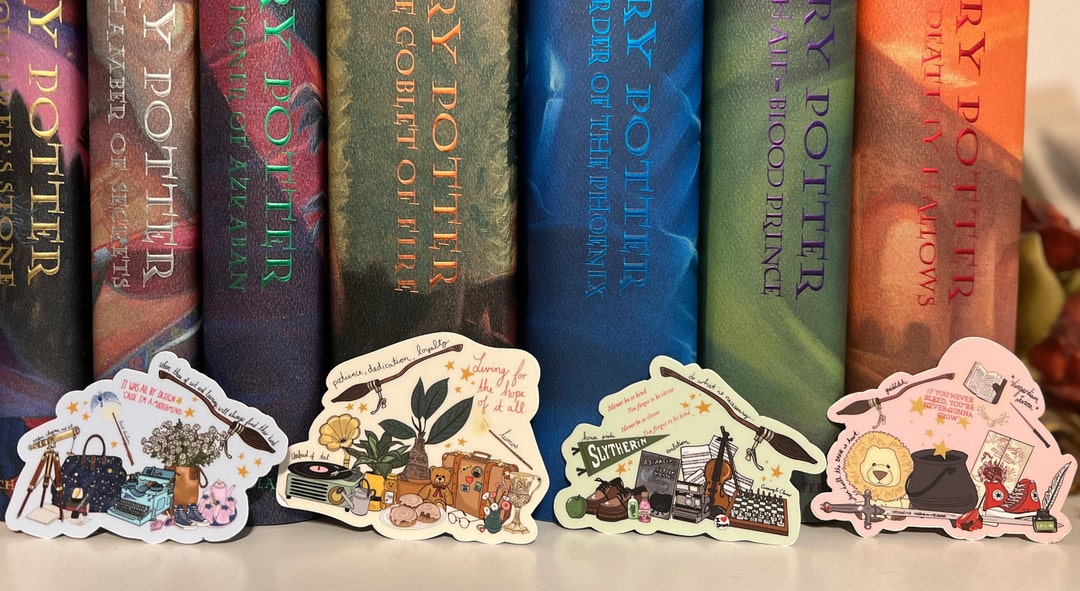 NEW VERSION Wizard House Vinyl Waterproof Sticker - Etsy