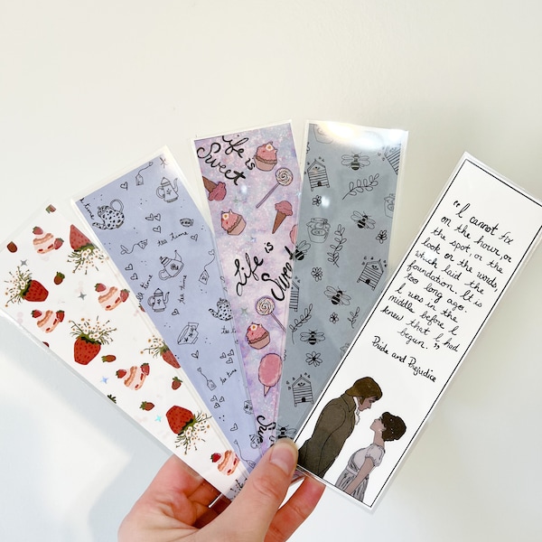 Laminated Bookmark Etsy