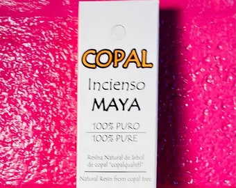 Copal Maya Incense  L 11.5 in , W 1.5 (10 incense sticks)