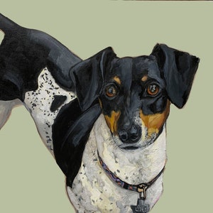 Hand Painted Dog Portrait, Custom Dog Oil Painting, Dog Portrait, Custom Dog Portrait, Painting From Photo, Personalized Pet Art, Dog Art