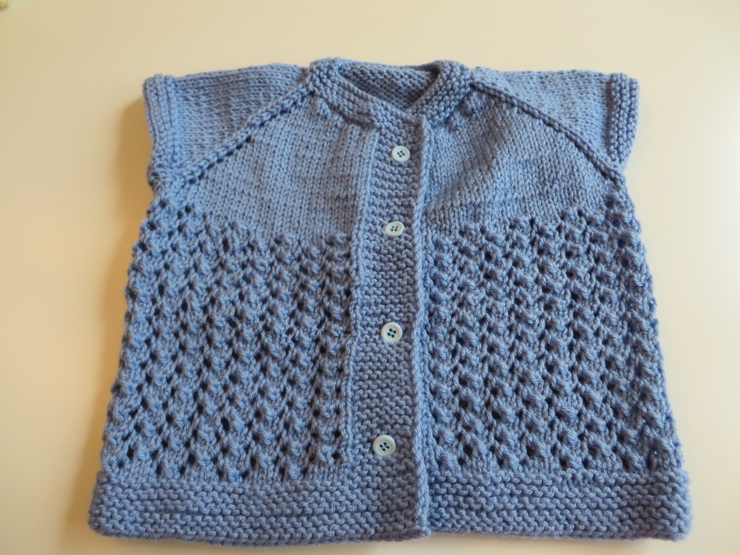 Baby Boy Blue Sweater / Hand Knitted Baby Boy Sweater 12 18 Etsy