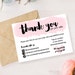 INSTANT DOWNLOAD Editable and Printable Thank You Cards for Small Business - Etsy Thank You Notes - Thank You For Your Order Cards