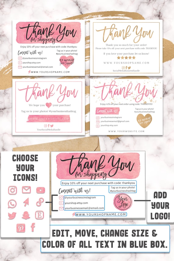 How To Print Small Business Thank You Cards At Home