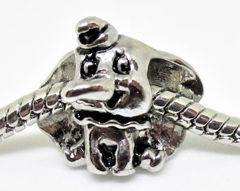 Silver Dumbo Charm for European Bracelets