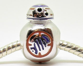 Sterling Silver BB8 from Star Wars Charm for European Bracelets
